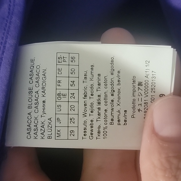 Voyage by Marina Rinaldi Purple Open Front Jacket Blazer Plus Size US 20 $455.00 - Picture 6 of 8